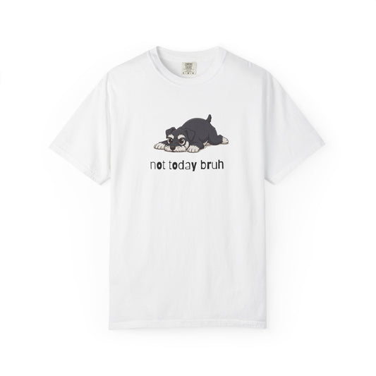 Schnauzer Not Today Bruh T-Shirt