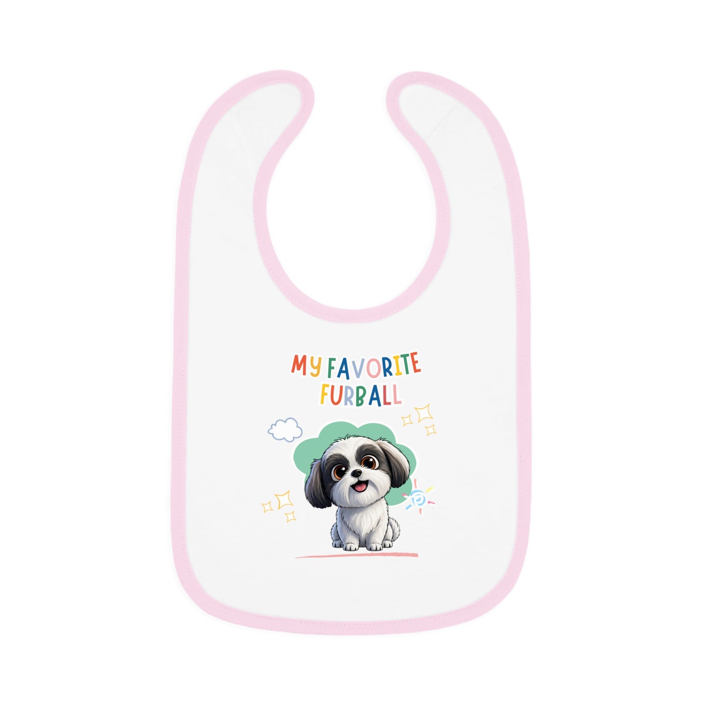 Shih Tzu Favorite Furball Baby Bib