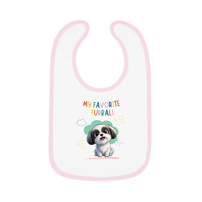Shih Tzu Favorite Furball Baby Bib