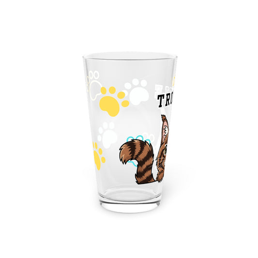 Maine Coon Tiny Trouble Pint Glass