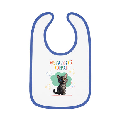 Shorthair Chimera Cat Favorite Furball Baby Bib