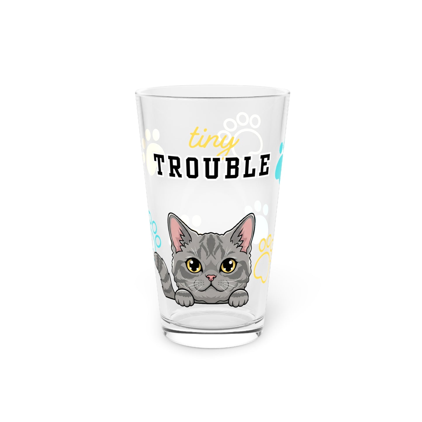 Selkirk Rex Tiny Trouble Pint Glass