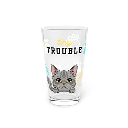 Selkirk Rex Tiny Trouble Pint Glass