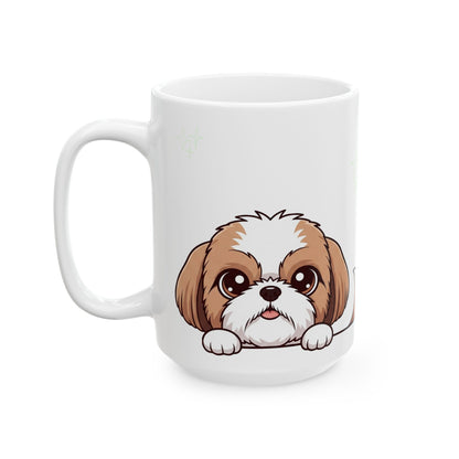 Shih Tzu Peek-a-Boo Mug | Best Shih Tzu Daddy Gift