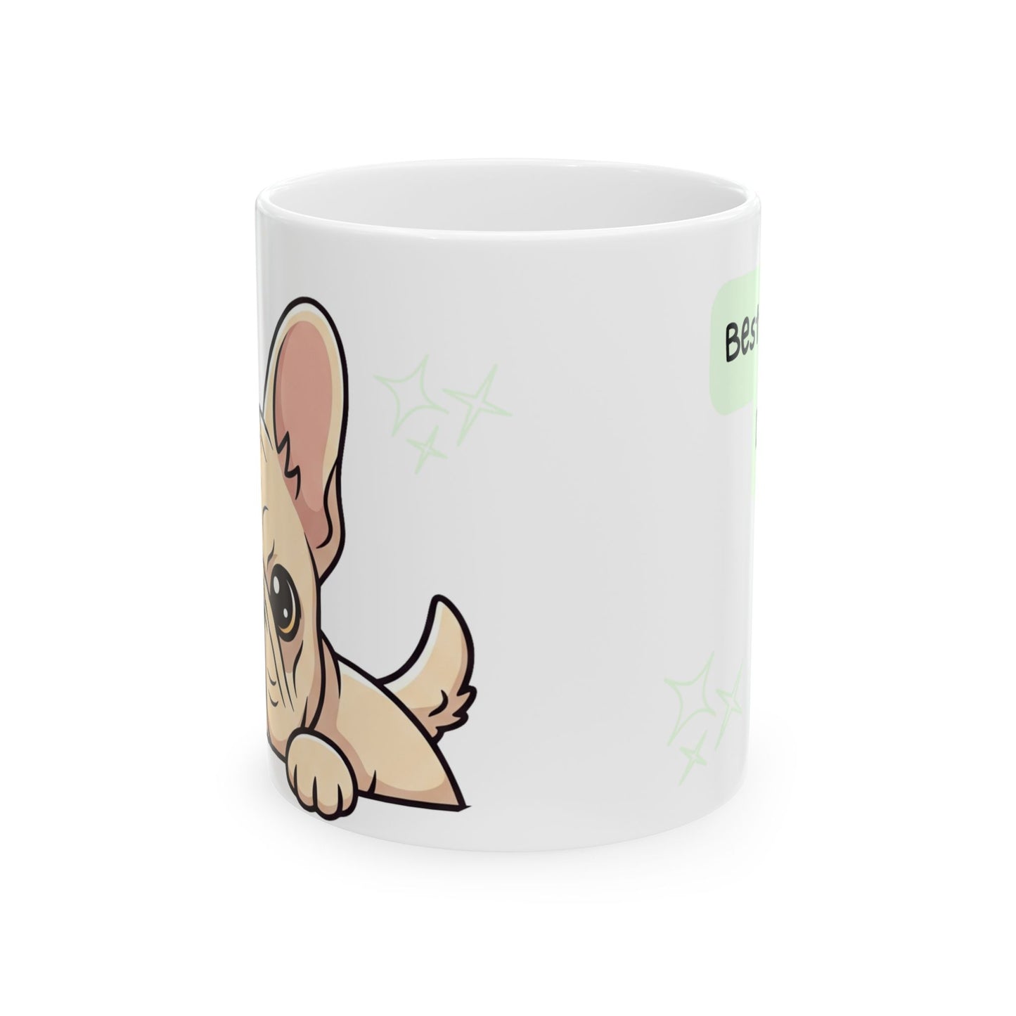 French Bulldog Peek-a-Boo Mug | Best Frenchie Daddy Gift
