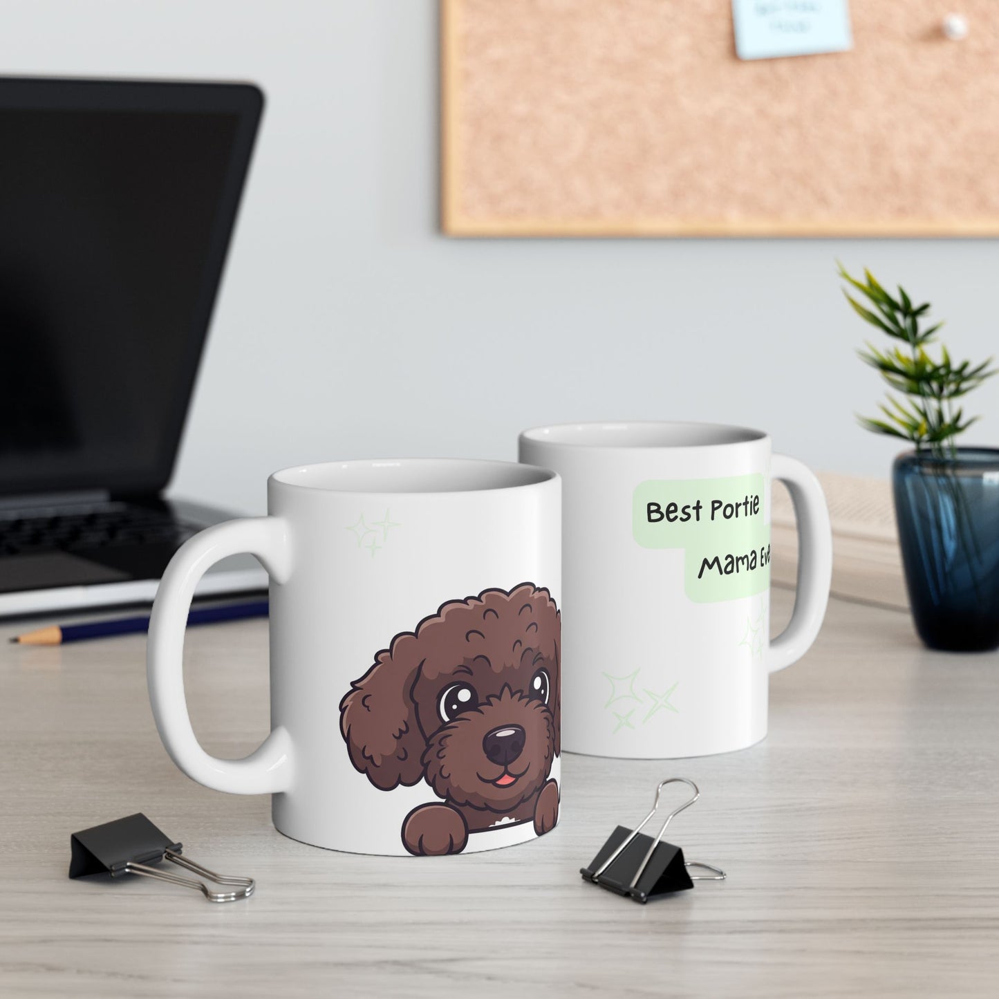 Portuguese Water Dog Peek-a-Boo Mug | Best Portie Mama Gift