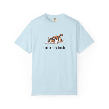 Short hair calico cat Not Today Bruh T-Shirt