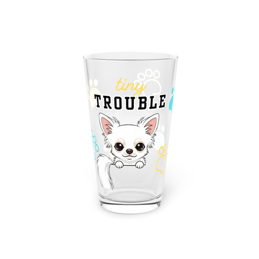 Chihuahua Tiny Trouble Pint Glass
