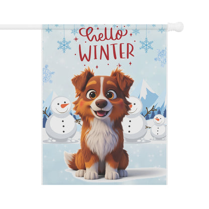 Aussie Hello Winter Garden Banner