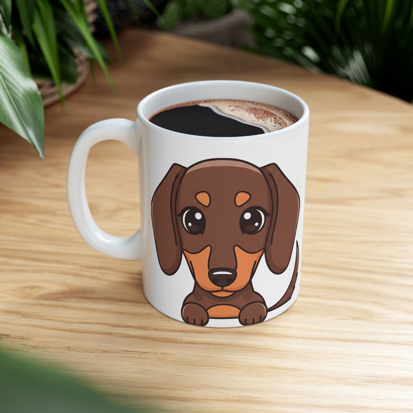 Dachshund Peek-a-Boo Mug | Best Weenie Mama Gift