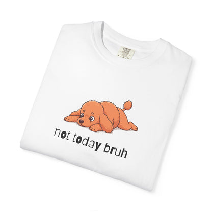 Poodle Not Today Bruh T-Shirt