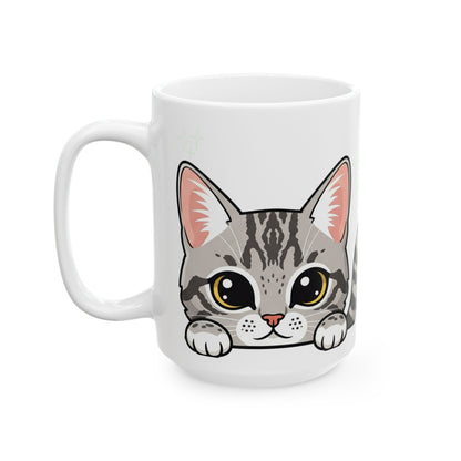 Ocicat Peek-a-Boo Mug | Best Ocicat Mama Gift