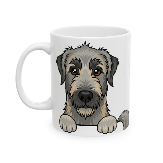 Irish Wolfhound Peek-a-Boo Mug | Best Irish Wolfhound Daddy Gift