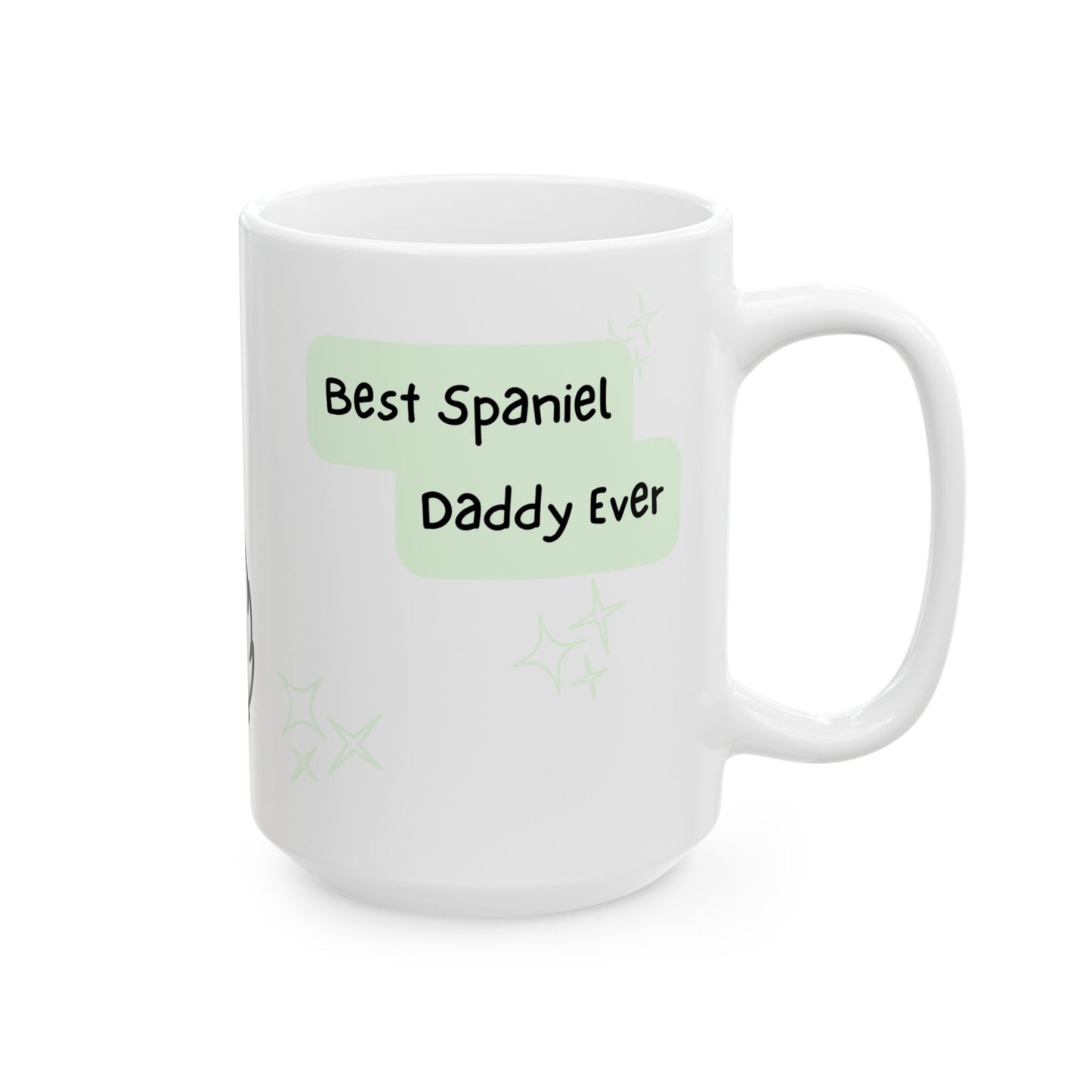 English Cocker Spaniel Peek-a-Boo Mug | Best Spaniel Daddy Gift