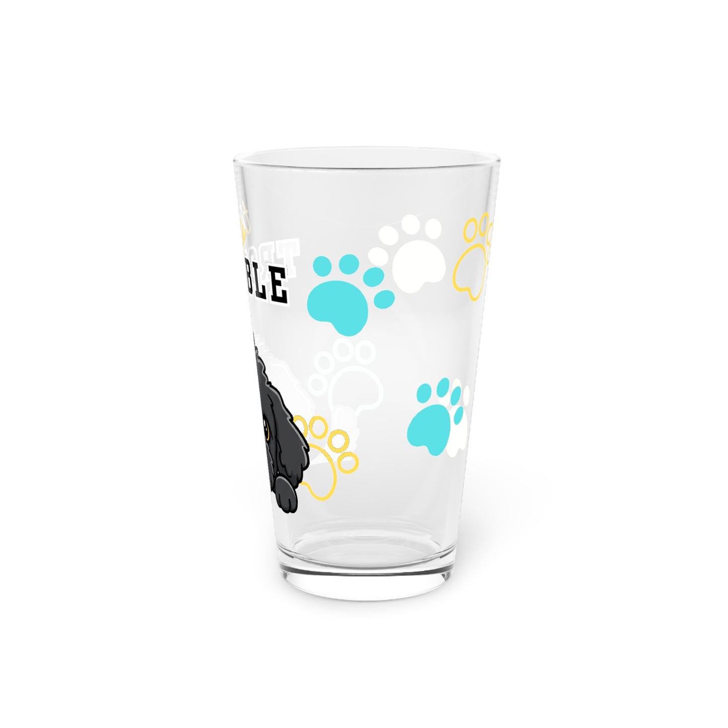 Doodle Tiny Trouble Pint Glass