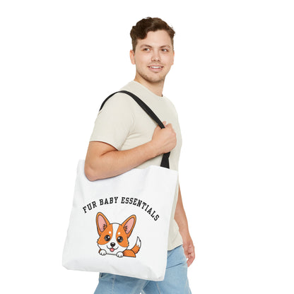 Corgi FurBaby Tote Bag