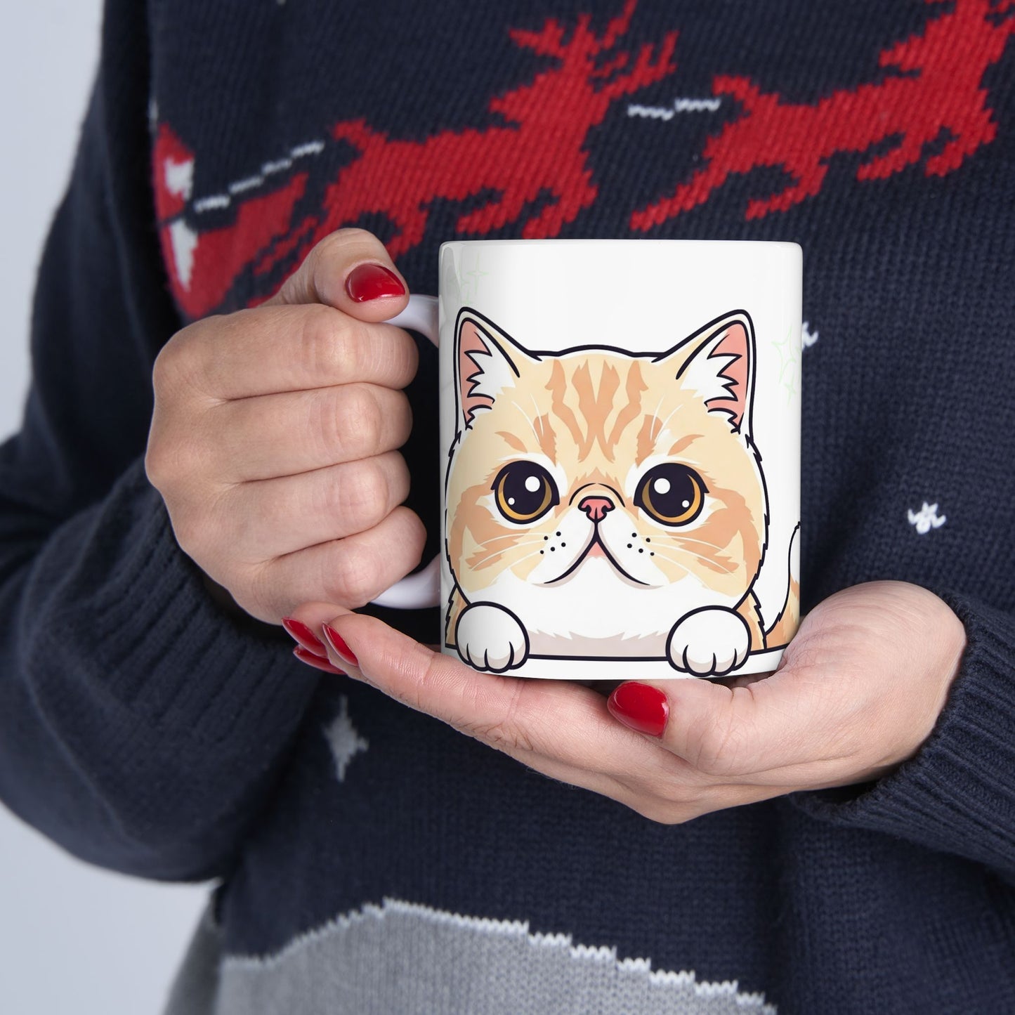 Exotic Shorthair Peek-a-Boo Mug | Best Exotic Shorthair Mama