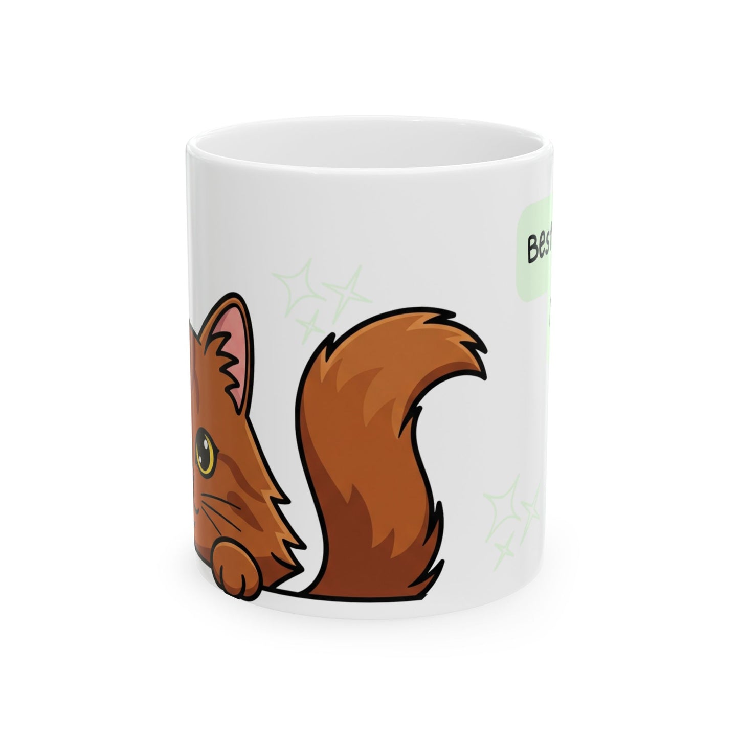 Cat Peek-a-Boo Mug | Best Cat Daddy Gift