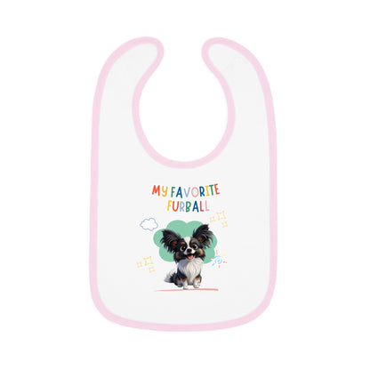 Papillon Favorite Furball Baby Bib