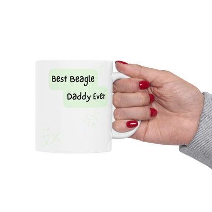 Beagle Peek-a-Boo Mug | Best Beagle Daddy Gift