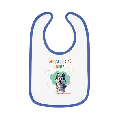 Husky Favorite Furball Baby Bib