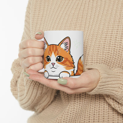 Cat Peek-a-Boo Mug | Best Cat Daddy Gift