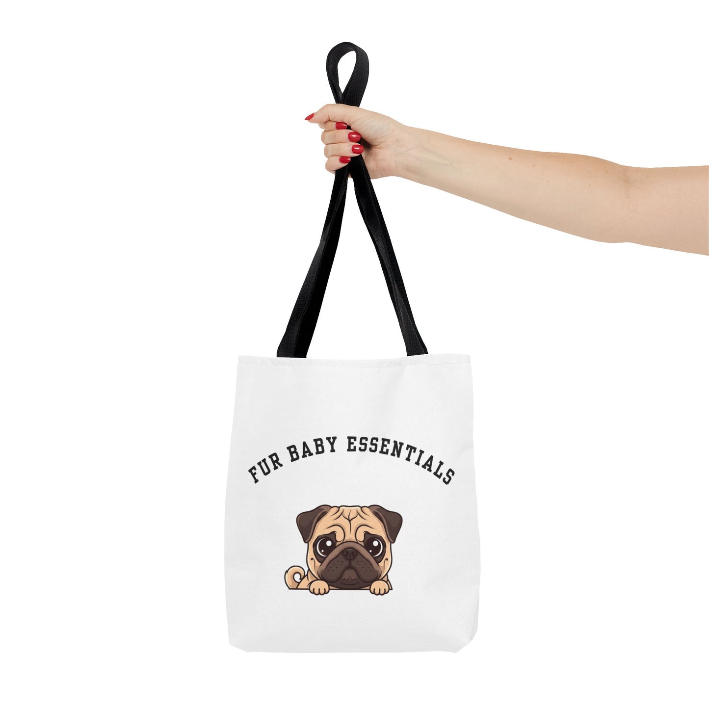 Pug FurBaby Tote Bag