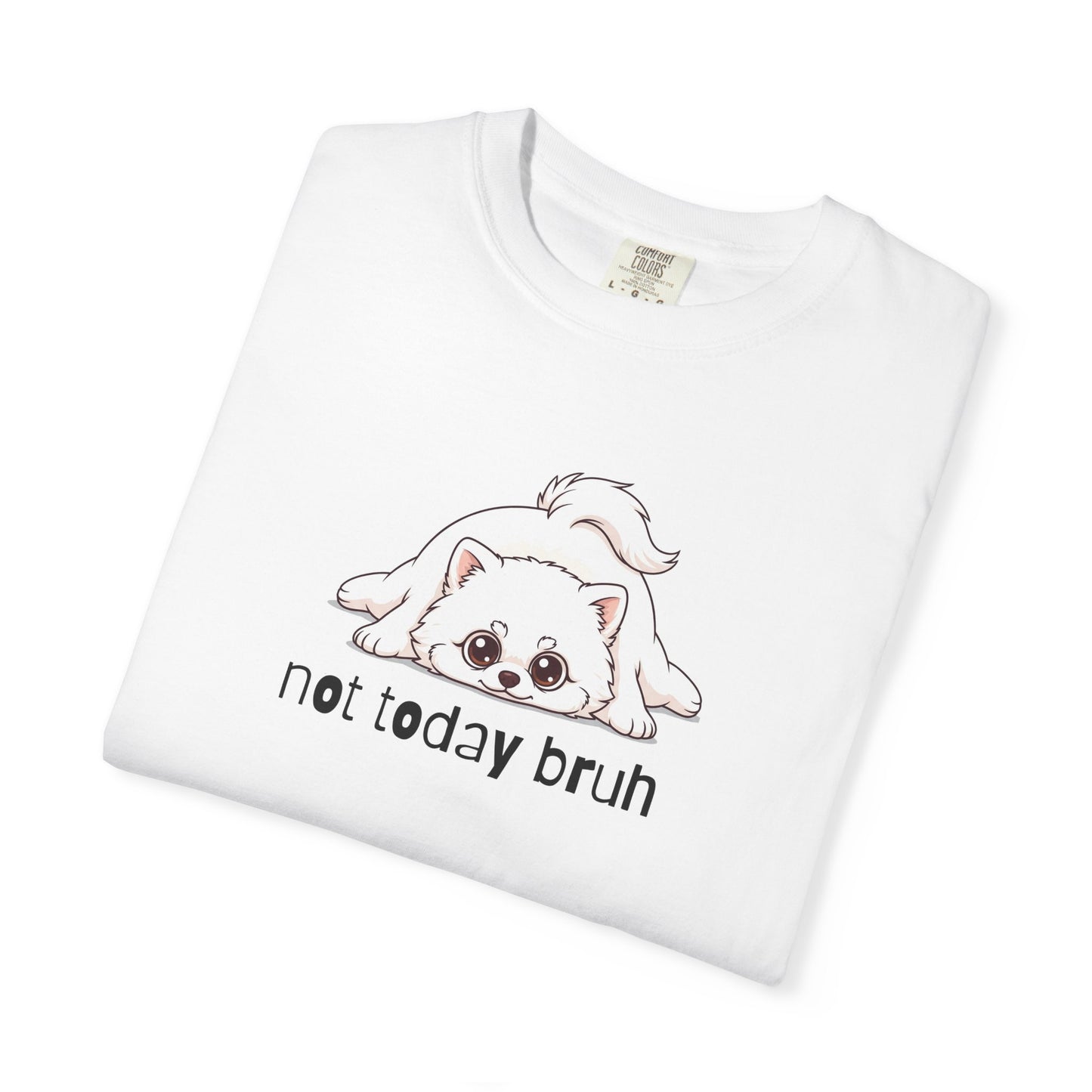 Pomeranian Not Today Bruh T-Shirt