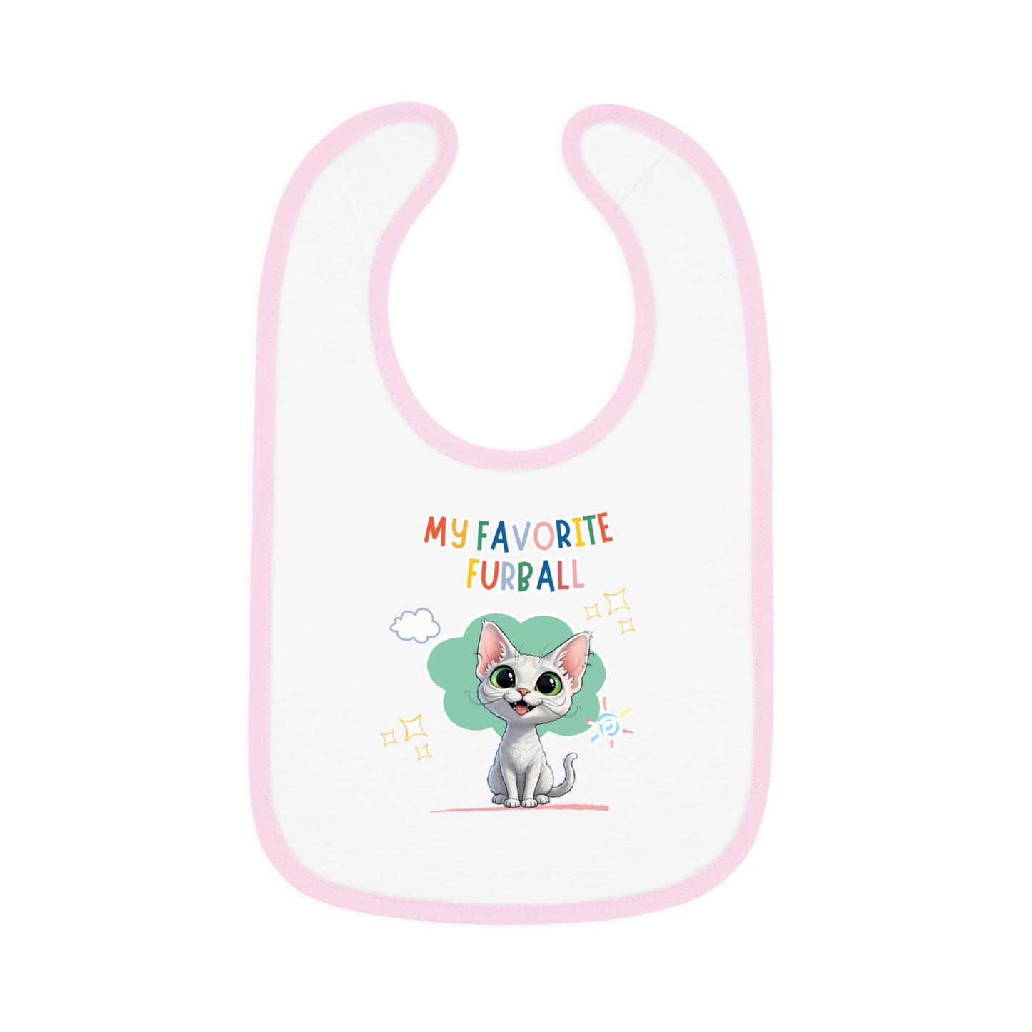 Devon Rex Favorite Furball Baby Bib