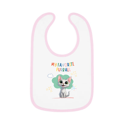 Devon Rex Favorite Furball Baby Bib