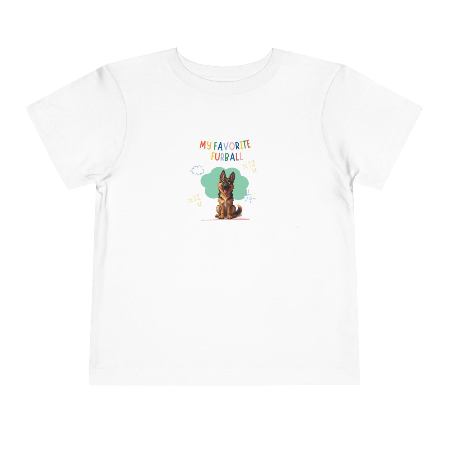 German Shepherd Favorite Furball Toddler Tee