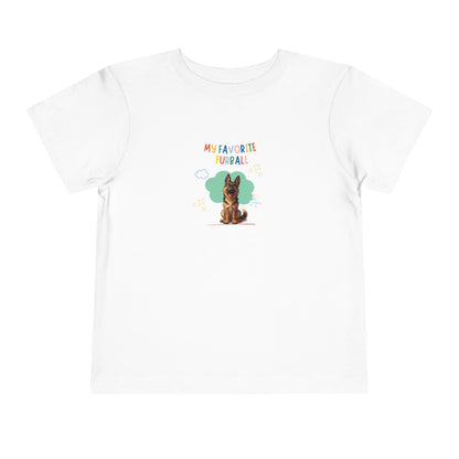 German Shepherd Favorite Furball Toddler Tee