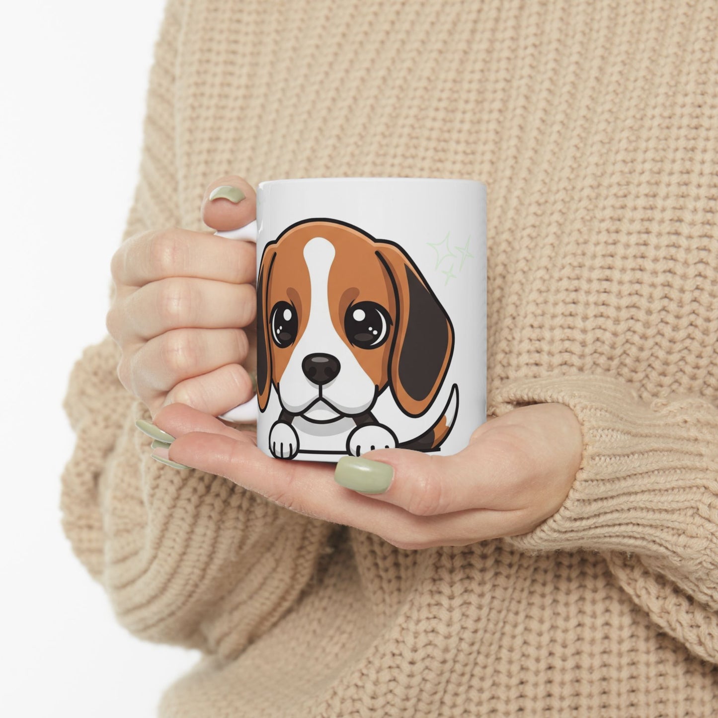 Beagle Peek-a-Boo Mug | Best Beagle Mama Gift
