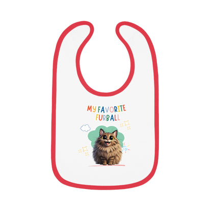 Siberian Cat Favorite Furball Baby Bib