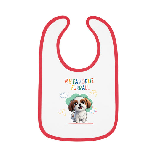 Shih Tzu Favorite Furball Baby Bib