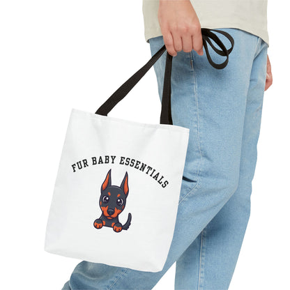 Doberman FurBaby Tote Bag