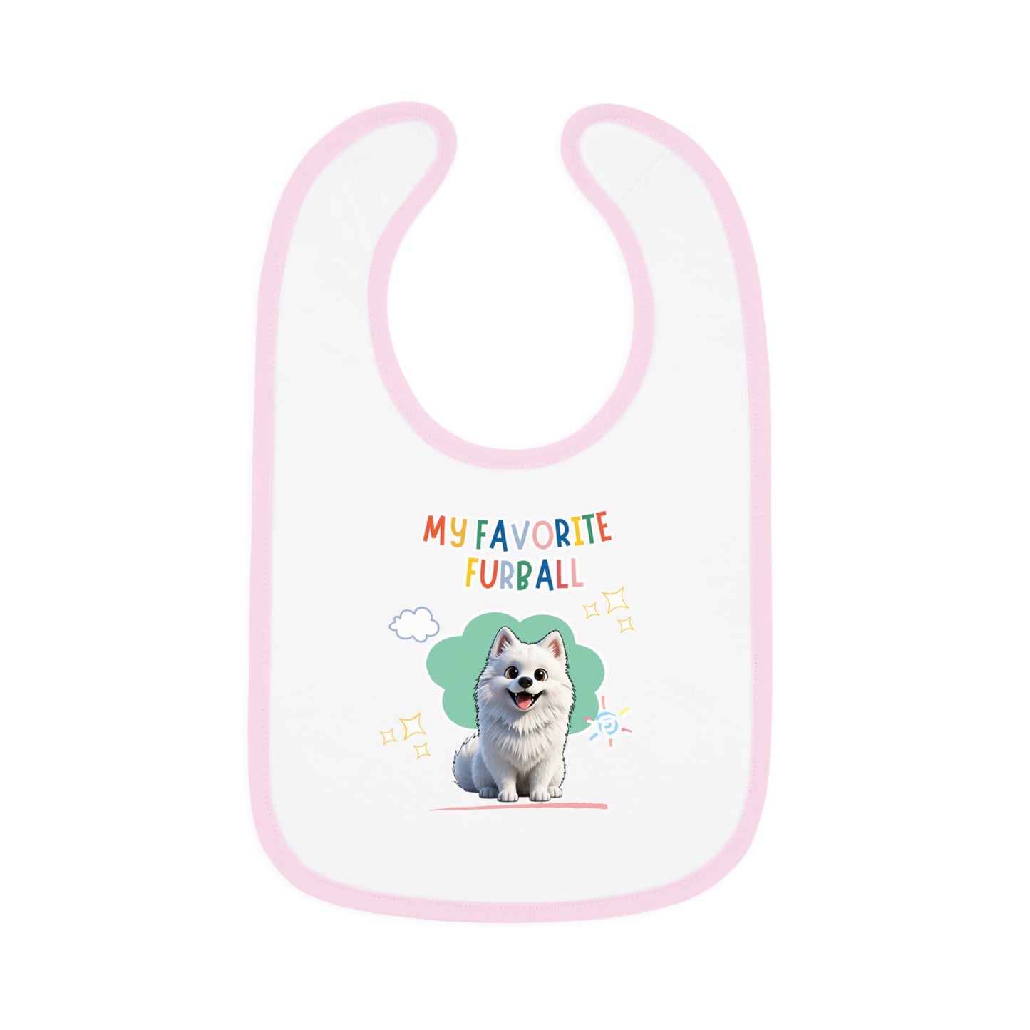 Samoyed Favorite Furball Baby Bib