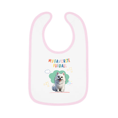 Samoyed Favorite Furball Baby Bib