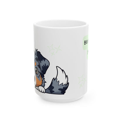 Australian Shepherd Peek-a-Boo Mug | Best Aussie Mama Gift