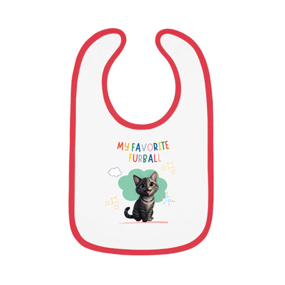 Shorthair Chimera Cat Favorite Furball Baby Bib
