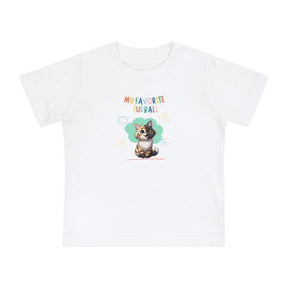 Long hair Chimera Cat Favorite Furball Baby Tee