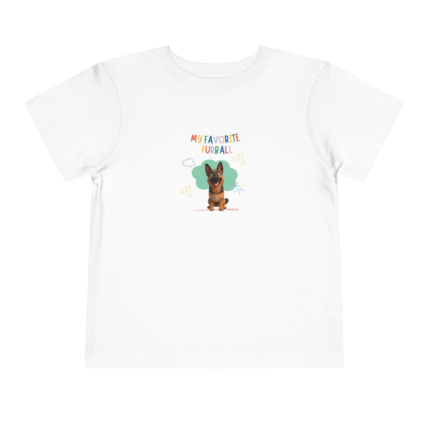 German Shepherd Favorite Furball Toddler Tee
