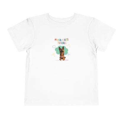 German Shepherd Favorite Furball Toddler Tee