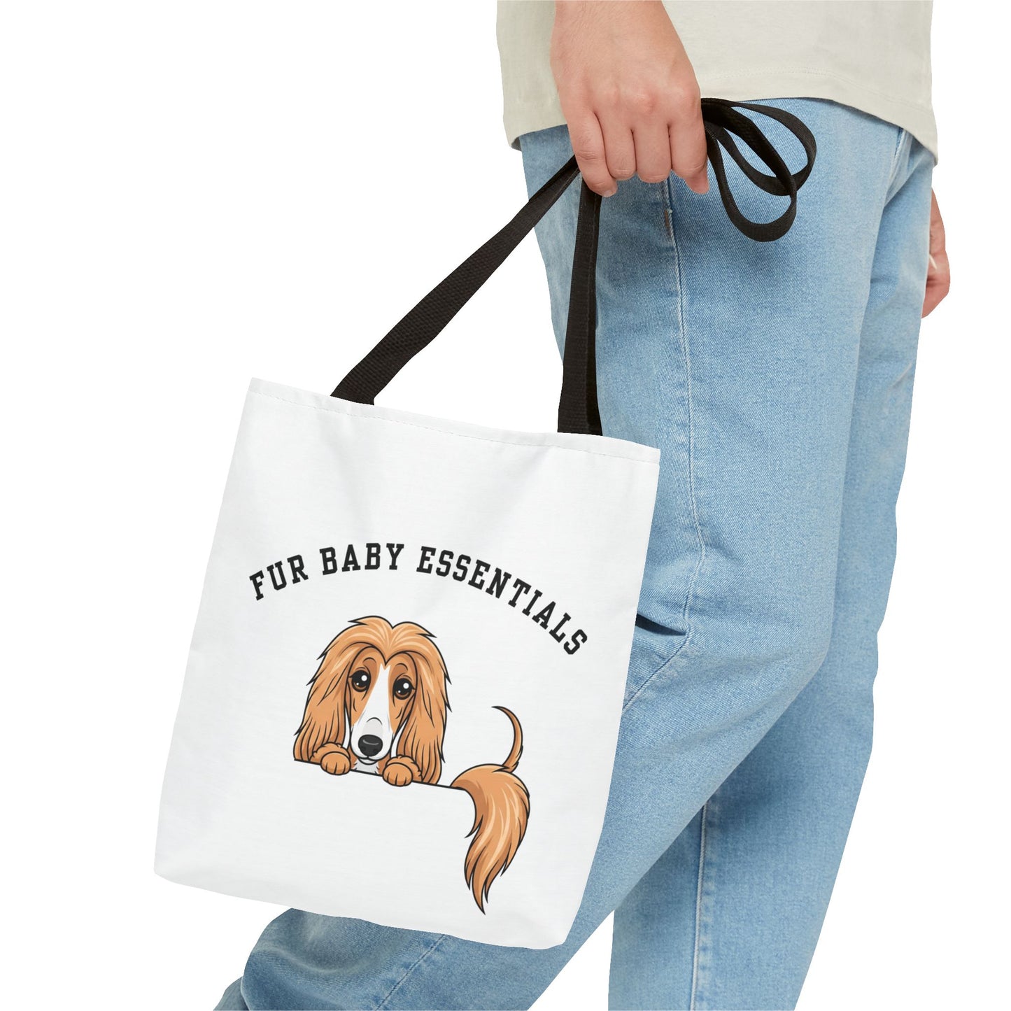 Afghan Hound FurBaby Tote Bag