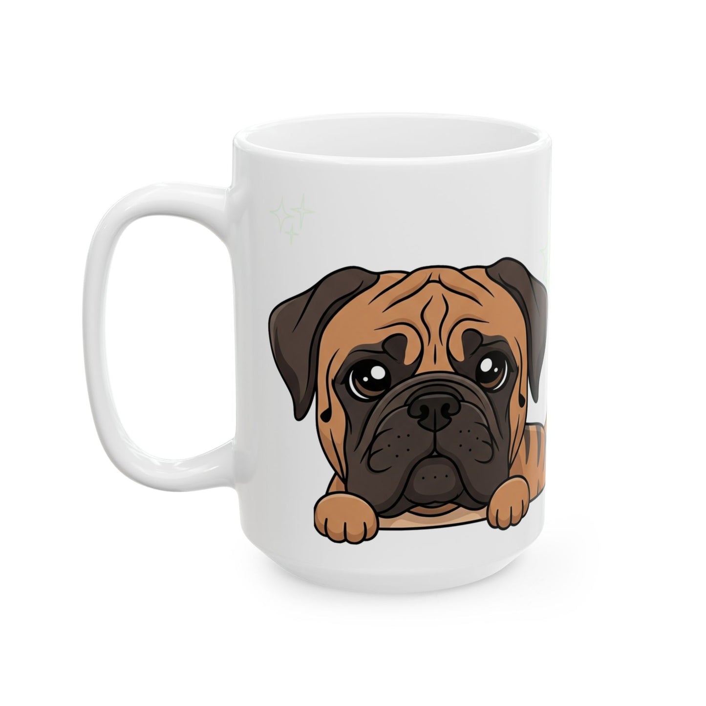 Mastiff Peek-a-Boo Mug | Best Mastiff Mama Gift
