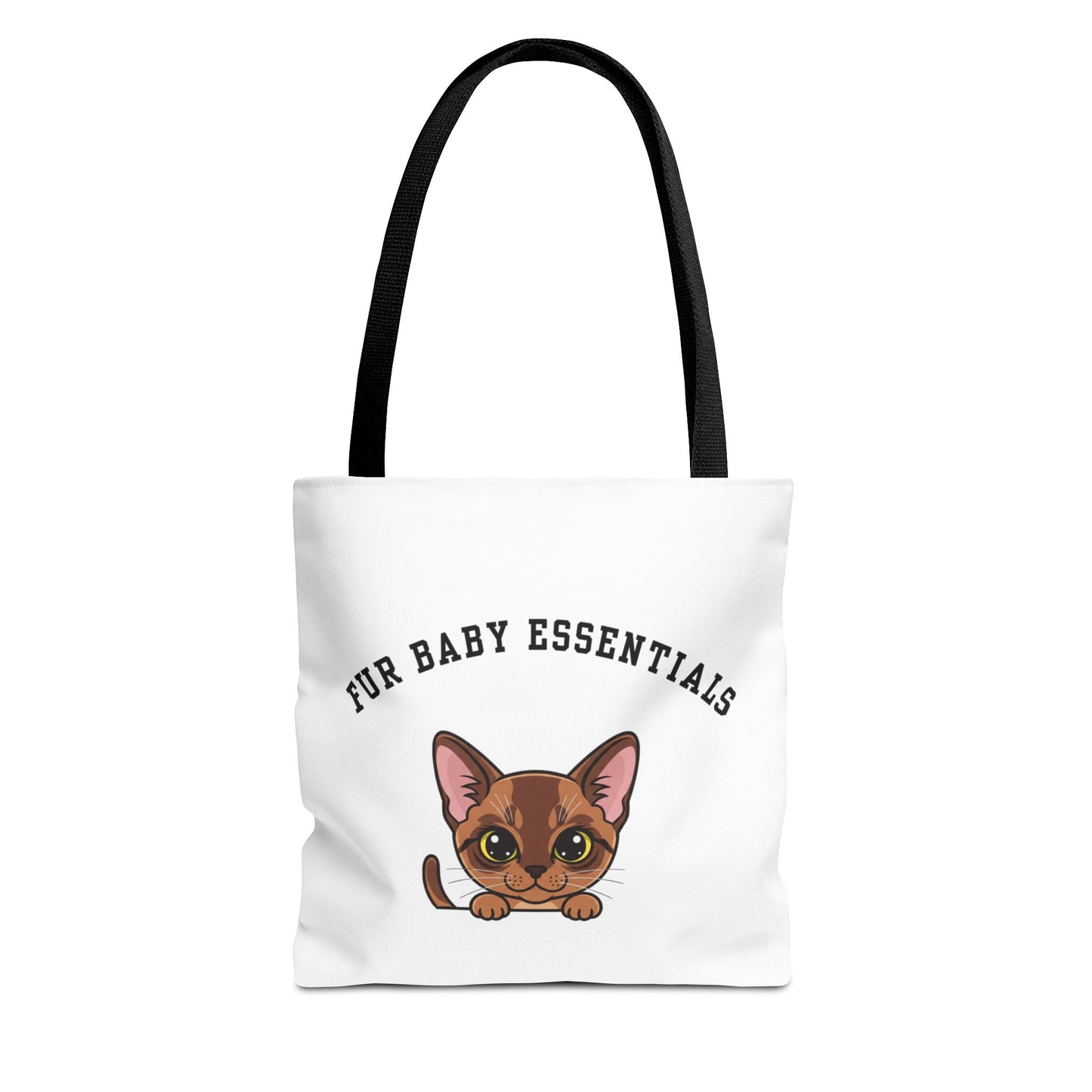 Short hair brown cat FurBaby Tote Bag