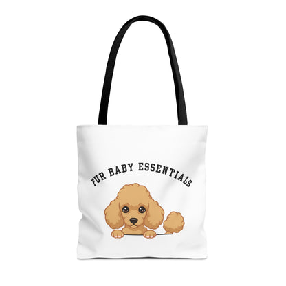 Poodle FurBaby Tote Bag