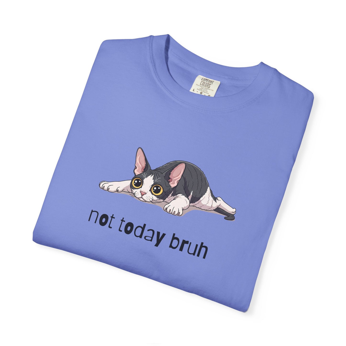 Devon Rex Not Today Bruh T-Shirt