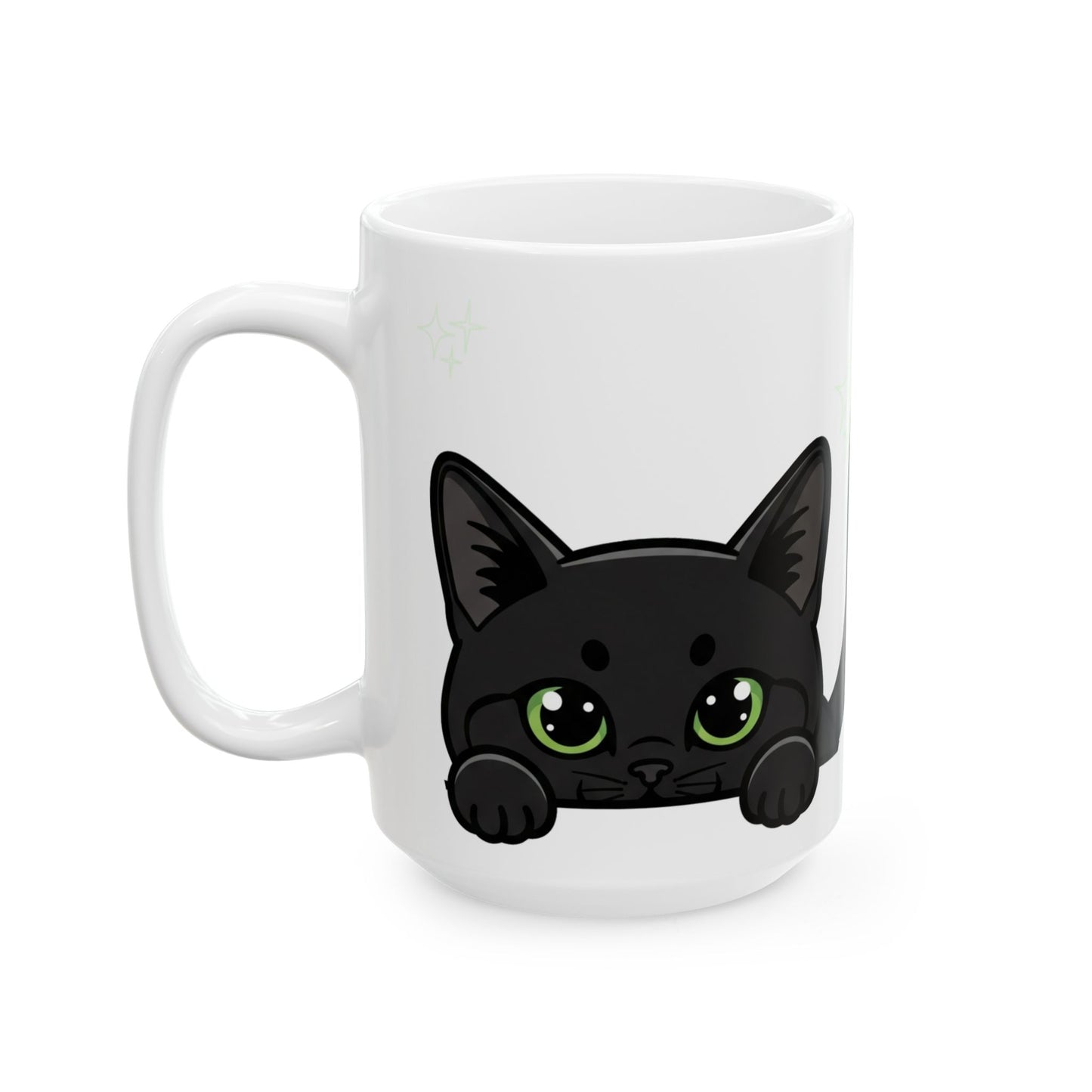 Cat Peek-a-Boo Mug | Best Cat Daddy Gift