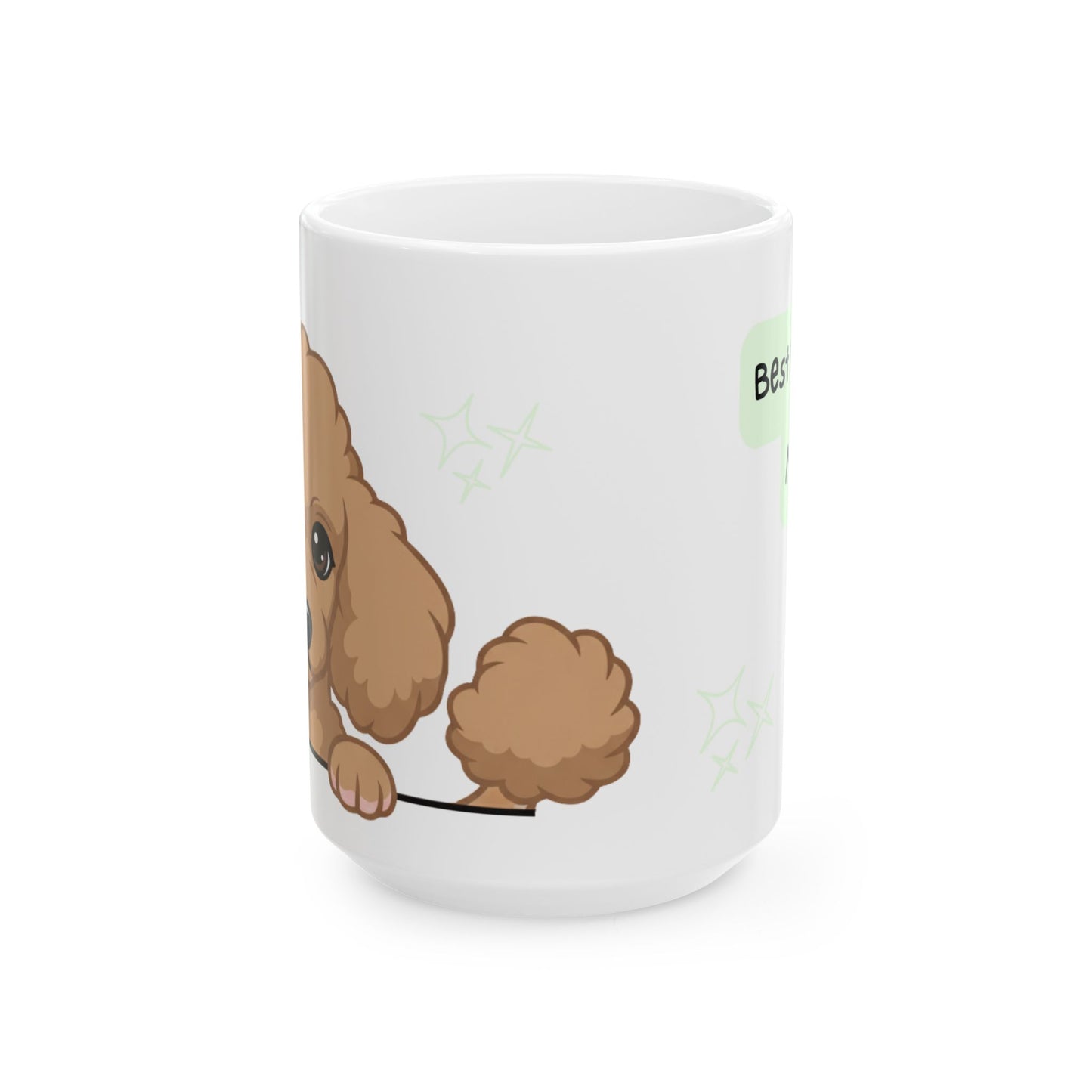 Poodle Peek-a-Boo Mug | Best Poodle Mama Gift